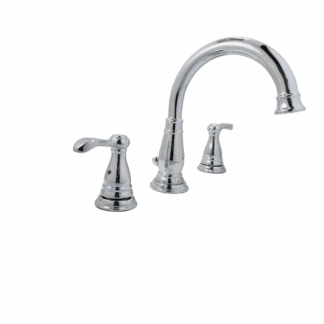 Delta 35984LF-ECO Porter 8 in. Widespread 2-Handle Bathroom Faucet in Chrome