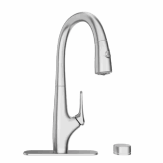 Model 4902330.075 –  Filtered Single-Handle Pull-Down Sprayer Kitchen Faucet – Stainless Steel Finish (National Retailer Brand) – Open Box (Never Used)