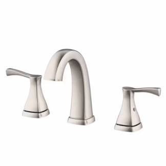 Glacier Bay (1008 089 085) Calandine 8 in. Widespread 2-Handle Bathroom Faucet in Brushed Nickel