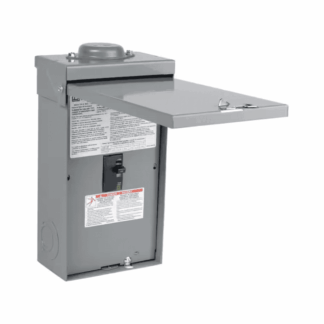 Square D QO2100NRBCP QO 100 Amp 2-Pole Outdoor Circuit Breaker Enclosure with QO2100 Breaker Included