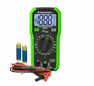 Commercial Electric DMM-8301 600-Volt True RMS Manual-Ranging Digital Multimeter