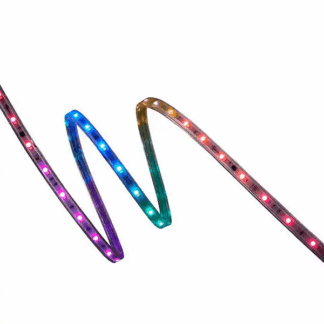 EcoSmart LR1321-RGBWIC-U 16.4 ft. RGBWIC Dynamic Color Changing Dimmable Linkable Plug-In LED Outdoor Strip Light with Remote Control