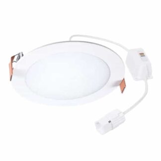 HALO HLBQL6099FS1E QuickLink 6 in., 900 Lumens 2700K-5000K Selectable CCT in White Canless Integrated LED Recessed Light Downlight Trim