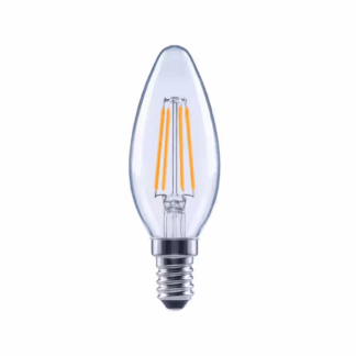 EcoSmart FG-04363 60-Watt Equivalent B11 Glass Filament Non Dim CEC Title 20 Contractor Pro Pack LED Light Bulb Soft White 2700K (48-Pack)
