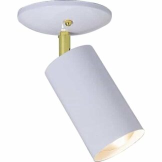 Volume Lighting V1011-6 1-Light White Flush Mount