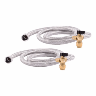 SharkBite 26004 1/2 in. Push-to-Connect x 3/4 in. FHT Brass Washing Machine Installation Kit