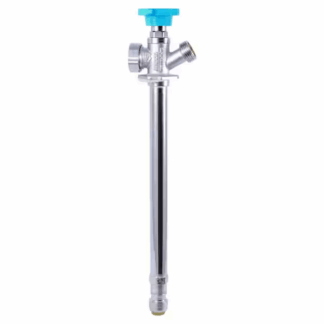 SharkBite 24629LF 1/2 in. x 10 in. Push-to-Connect x MHT Brass Anti-Siphon Frost Free Sillcock Valve
