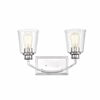 Millennium Lighting 3602-CH 16 in. 2-Light Chrome Vanity Light
