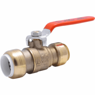 SharkBite 25550LF 3/4 in. Push-to-Connect PVC IPS x 3/4 in. CTS Brass Ball Valve