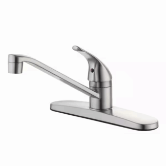 Glacier Bay 1008 018 400 Single-Handle Standard Kitchen Faucet in Stainless Steel