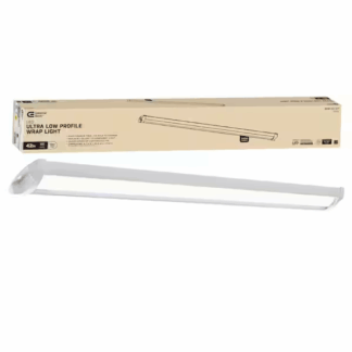 Commercial Electric 568041411 42 in. 3400 Lumens Quick Easy Install LED Wraparound Light Shop Light Garage Light Laundry Room Closet Basement