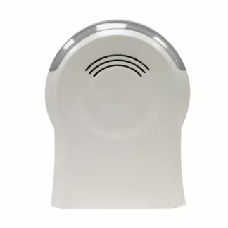 Hampton Bay HB-7778-02 Wireless Battery Operated Tabletop Doorbell Kit with LED Strobe Light and Wireless Push Button, White