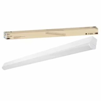 Commercial Electric 54283191 4 ft LED Garage Workshop Ceiling Strip Light Fixture Shop Light Hardwire 3600 Lumens 4000K Bright White