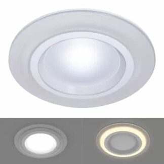 Halo RL6069NLWHDMR RL6-DM 6 in. White New Construction Integrated LED Recessed Night Light Retrofit Module Kit w/Selectable CCT 1000 Lumens
