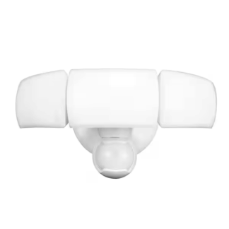 Defiant 17000051 MaxDetect 240-Degree White Motion Activated Wired Outdoor 3-Head Dusk-to-Dawn LED Security Flood Light 3000 Lumens