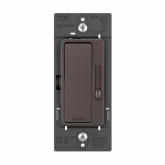Legrand RHCL453PDBCCV4 radiant 450 Watt Single Pole/3-Way LED/CFL/Incandescent Dimmer, Dark Bronze