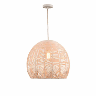 Manor Brook MB100537 Verona 1-Light Rattan Pendant
