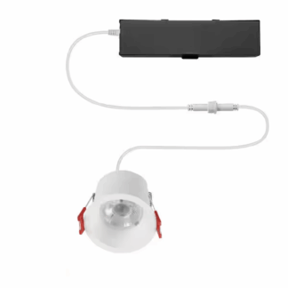 Commercial Electric 91581 Trimless Integrated LED 3 in Round Canless Recessed Light for Kitchen Bathroom Livingroom, White Soft White