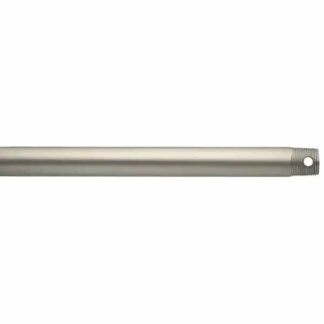 KICHLER 360001NI Independence 18 in. Brushed Nickel Dual Threaded Ceiling Fan Extension Downrod