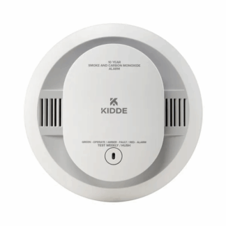 Kidde 21031514 10-Year Battery Powered Combination Smoke and Carbon Monoxide Detector with Alarm LED Warning Lights