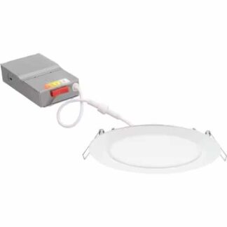 Juno WF6 SWW5 90CRI MW M6 Contractor Select WF6 SWW5 6 in. Selectable CCT Ultra Slim Canless Integrated LED White Recessed Light