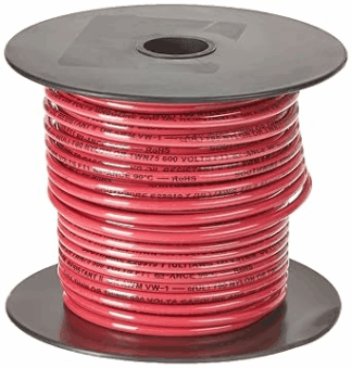 Southwire 11589938 Simpull Thhn or Thwn-2 Solid Wire, 12 Gauge, 100' per Roll, Red