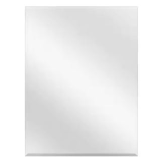 Glacier Bay 83015 19-5/8 in. x 26 in. Rectangular Recessed or Surface Mount Beveled Frameless Medicine Cabinet with Mirror