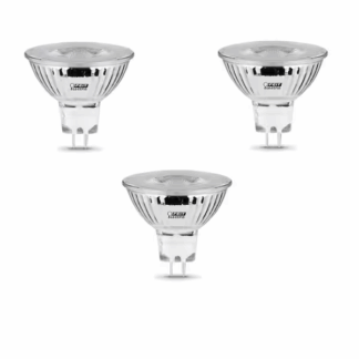 Feit Electric BPEXN/930CA/3 50-Watt Equivalent MR16 GU5.3 Bi-Pin 12-Volt Dimmable CEC Compliant LED 90+ CRI Flood Light Bulb Bright White (3-Pack)