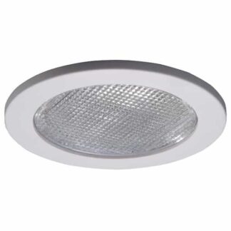 Halo 951PS 951 Series 4 in. White Recessed Ceiling Light with Lensed Shower Trim