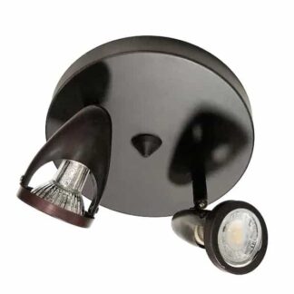 Bel Air Lighting W-461 ROB Stingray 7.5 in. 2-Light Oil Rubbed Bronze Flush Mount Kitchen Ceiling Light Fixture