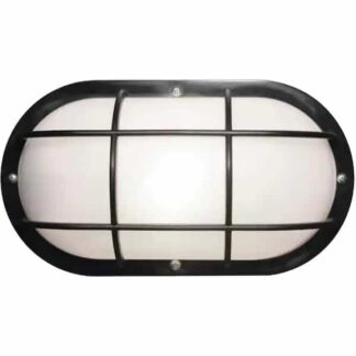 SOLUS SP771WF-BK Nautical 1-Light Black 4000K ENERGY STAR LED Outdoor Wall Mount Sconce UL Listed for Wet Areas
