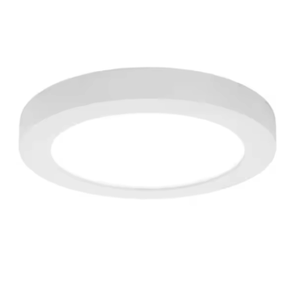 Commercial Electric 92019 Flexinstall LED 8 in. White Disklight Recessed Ceiling Light for Home with 5CCT + DuoBright Dimming