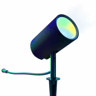 LIFX LFX/LV/SPOT/RND Low Voltage 1600 Lumens Black RGB Integrated LED Smart Wi-Fi Landscape Spotlight, Works w/ Alexa/Hey Google/HomeKit/Siri