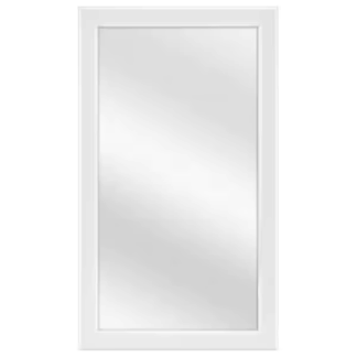 Glacier Bay 45399 15.25 in. W x 26 in. H Rectangular Framed Surface-Mount Bathroom Medicine Cabinet with Mirror in White