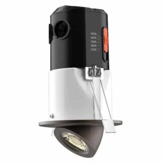 Commercial Electric 2003031602 Premium Downlight 3 in. 2700K - 5000K Dark Bronze New Construction/Remodel Recessed Integrated LED Gimbal Kit