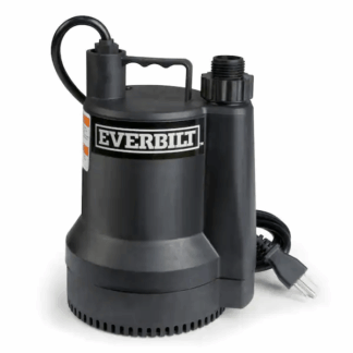 Everbilt SUP54-HD 1/6 HP Plastic Submersible Utility Pump