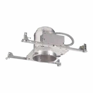 Halo H7ICAT-6PK H7 6 in. Aluminum Recessed Lighting Housing for New Construction Ceiling, Insulation Contact, Air-Tite (6-Pack)