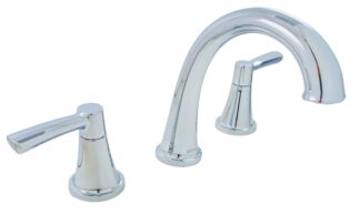 Delta 35862LF Casara 8 in. Widespread Double Handle Bathroom Faucet in Polished Chrome
