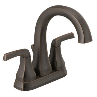 Delta 25770LF-RB Portwood 4 in. Centerset 2-Handle Bathroom Faucet in Venetian Bronze