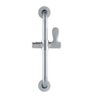 Glacier Bay 1003 118 290 18 in. x 1-1/4 in. Concealed Screw ADA Compliant Grab Bar with Adjustable Hand Shower Holder in Chrome