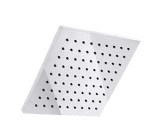 Glacier Bay Modern 1001 811 563 1-Spray 8 in. Single Wall Mount Fixed Rain Shower Head in Chrome