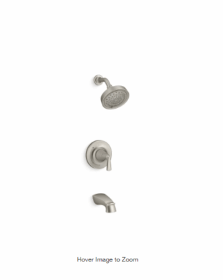 Kohler Elmbrook R21997-4E-BN 1-Handle 3-Spray Tub and Shower Faucet in Brushed Nickel