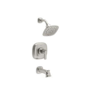 Kohler Numista K-R26586-4G-BN Single Handle 3 Spray Wall Mount Tub and Shower Faucet in Vibrant Brushed Nickel (Valve Included)