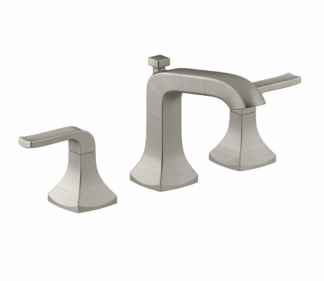 KOHLER Rubicon R76216-4D-BN 8 in. Widespread 2-Handle Bathroom Faucet in Vibrant Brushed Nickel