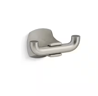 Rubicon K-R26115-BN Single Hook Robe Hook in Vibrant Brushed Nickel
