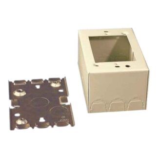 Legrand V5744S Deep Switch and Receptacle Box Ivory V5744S