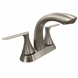 84515SRN 4 in. Centerset Double-Handle Bathroom Faucet in Brushed Nickel