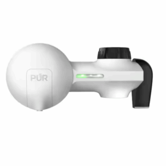 PUR PFM244W Plus Horizontal Faucet Mount Water Filtration System in Matte White