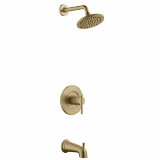 Glacier Bay HD873X-5D4409 Dorind Single-Handle 1-Spray Tub and Shower Faucet in Brushed Gold