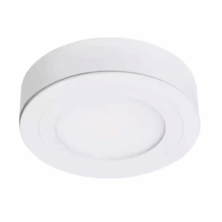 Armacost Lighting 233412 PureVue Dimmable Soft-Bright White (3000K) LED White Satin Puck Light